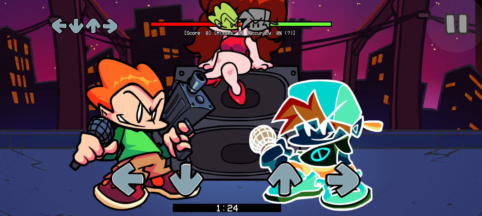 Inverted Boyfriend Reskin [V-Slice/Mobile] Mod for Friday Night Funkin ...