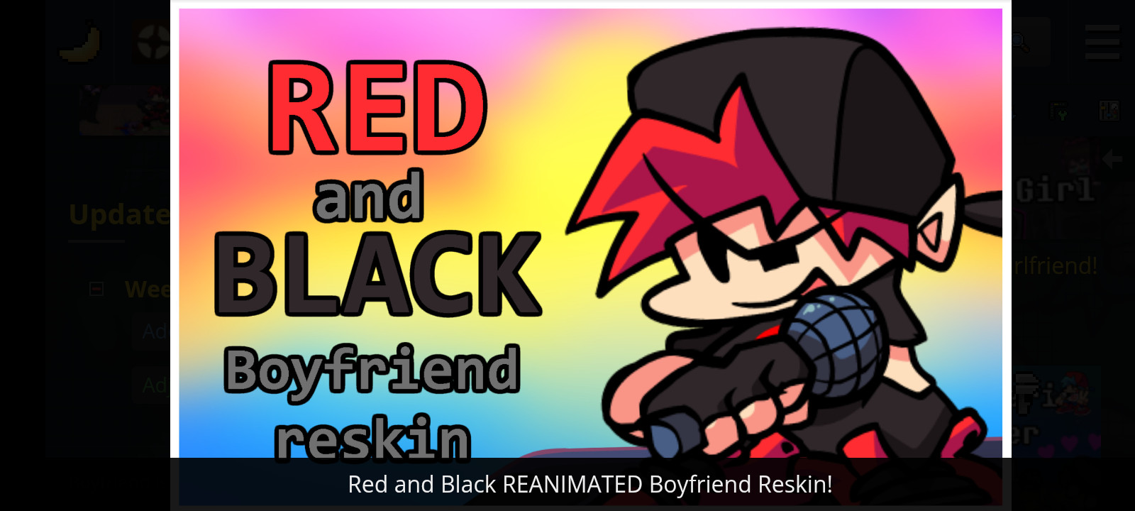 Red And Black Boyfriend Reskin [V-Slice/Mobile]