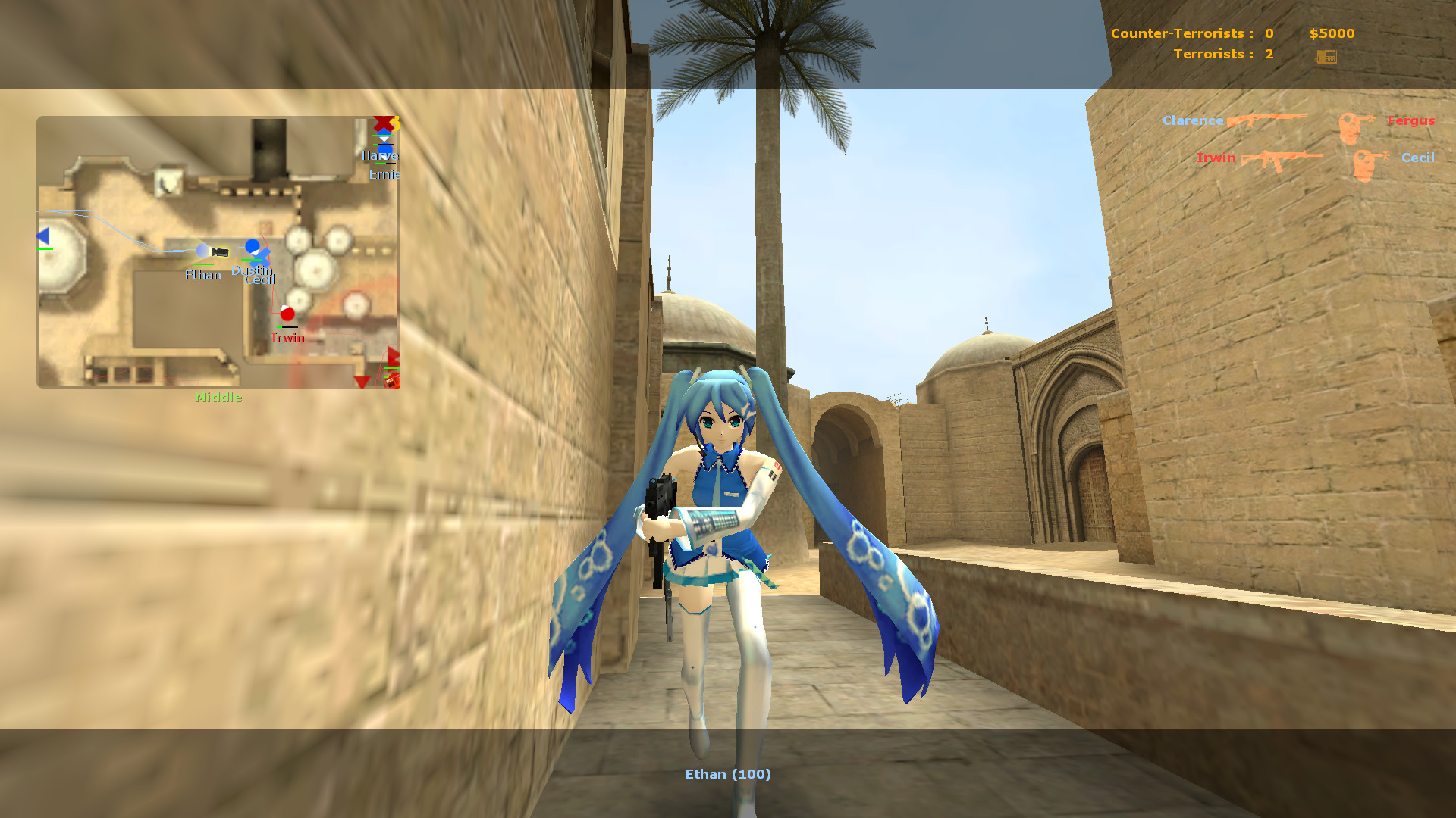 Sea Miku (Client-Side) Mod for Counter-Strike: Source | CS:S Mods