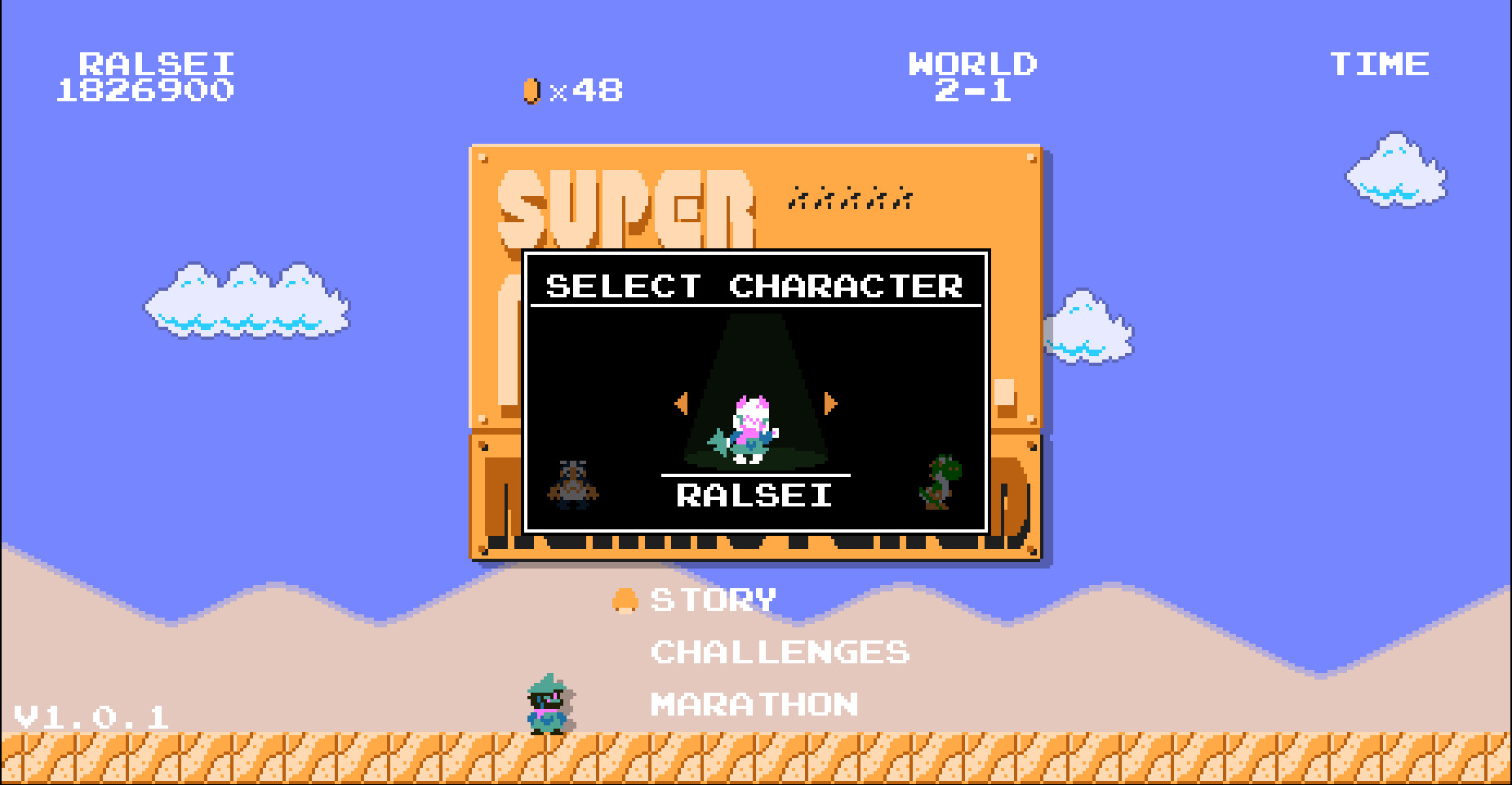 Roli's Ralsei In SMB1R Mod for Super Mario Bros. Remastered [Unofficial ...