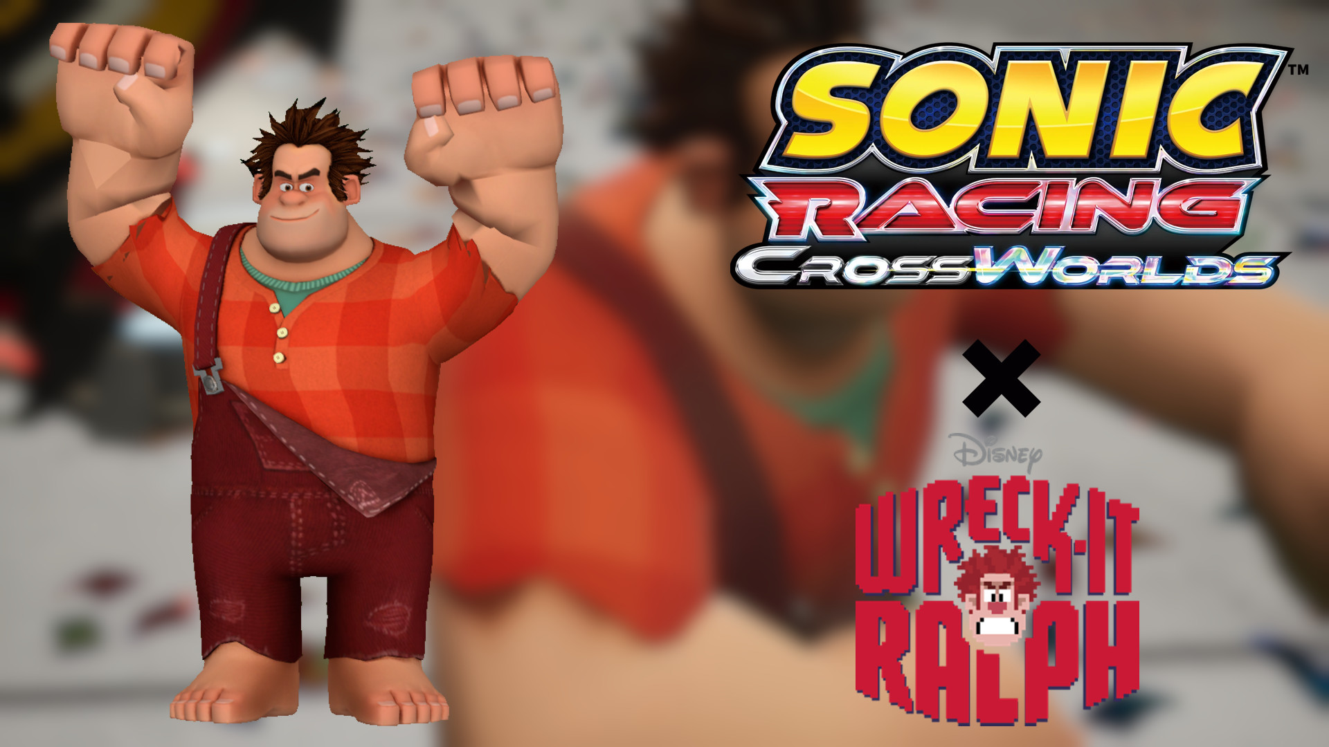 Go Banana Ralph Wreck-It-Ralph Mod for Sonic Racing: CrossWorlds | SR:CW Mods
