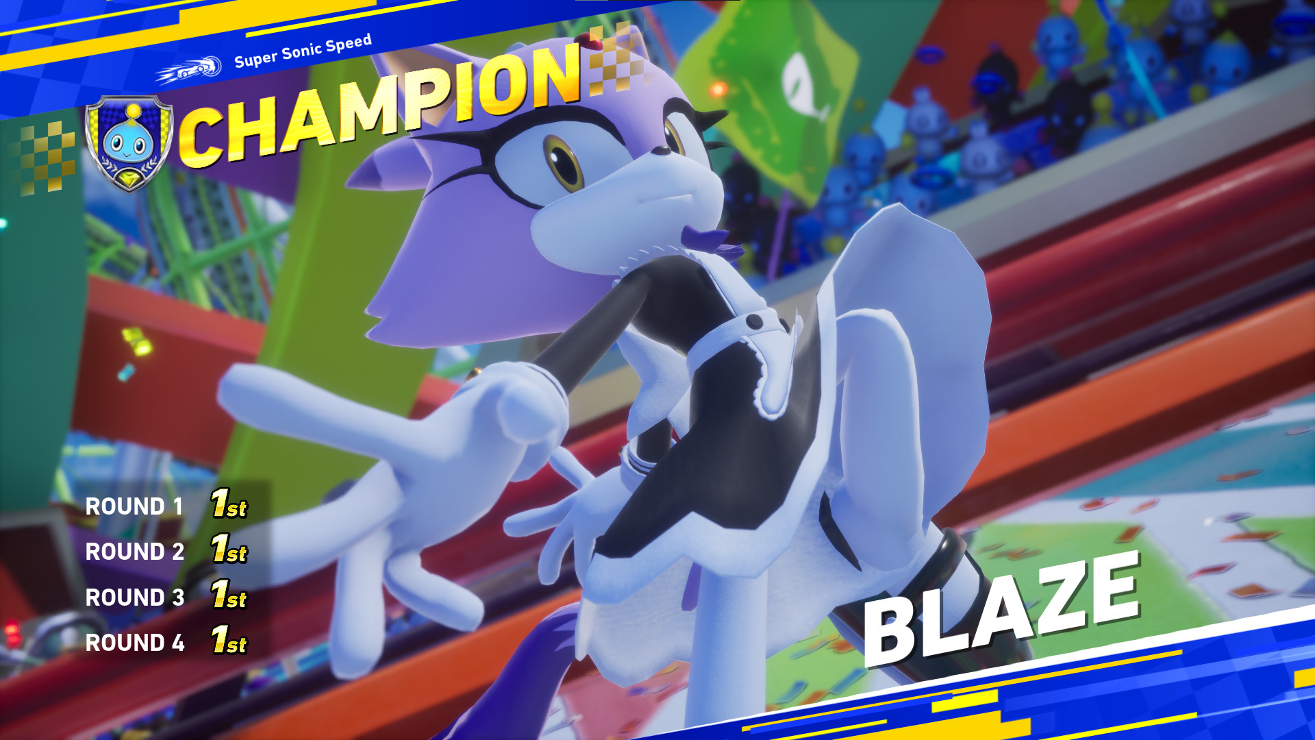 BLAZE衣装 Blaze the Cat (Maid Outfit) Mod for Sonic Racing: CrossWorlds | SR