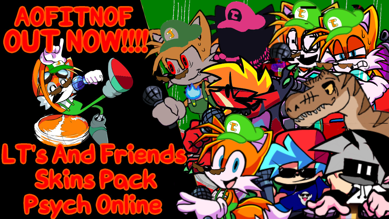 FNF Online Luigails And Co Skins Pack