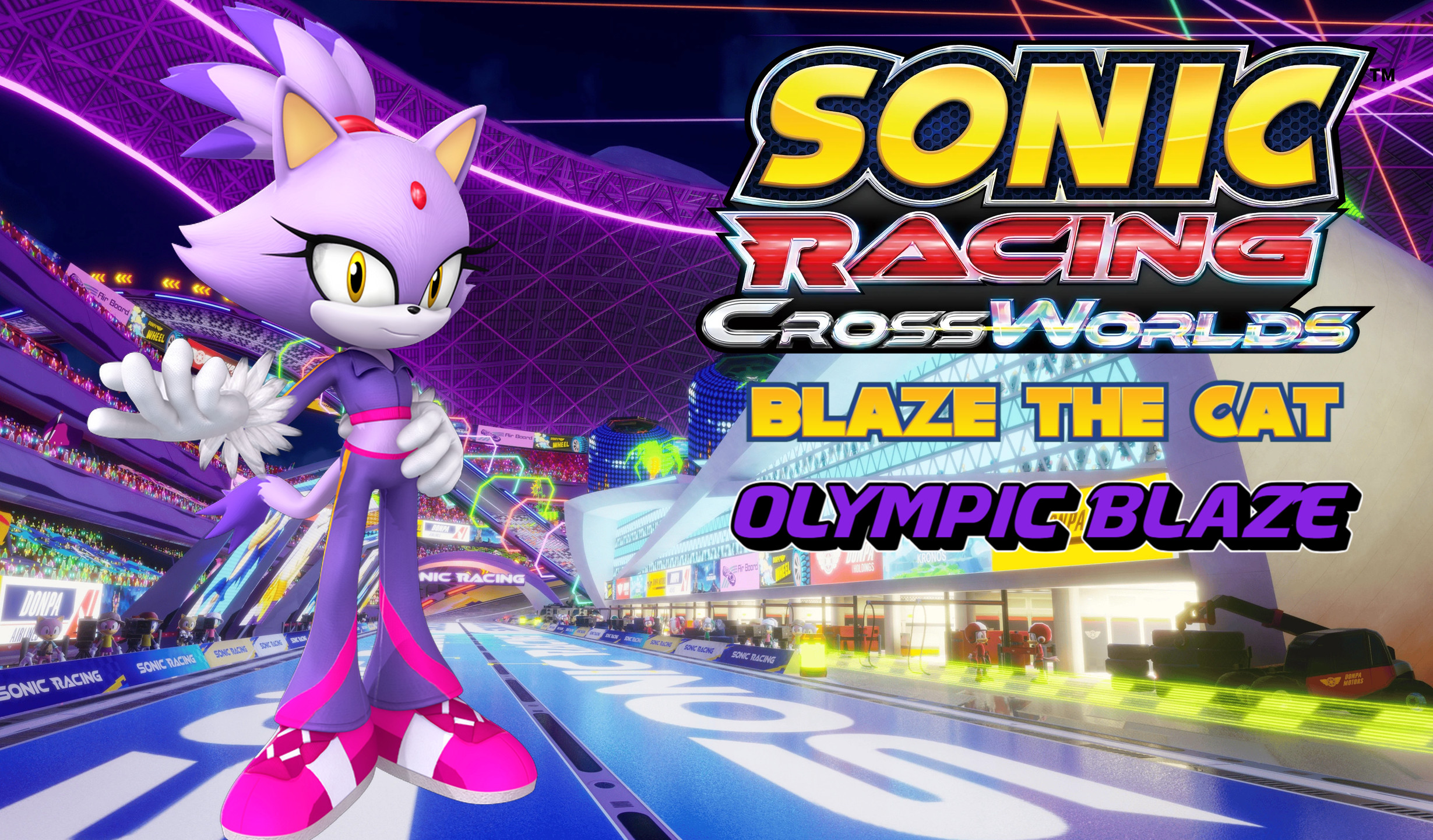Olympic Blaze Mod For Sonic Racing Crossworlds Srcw Mods 