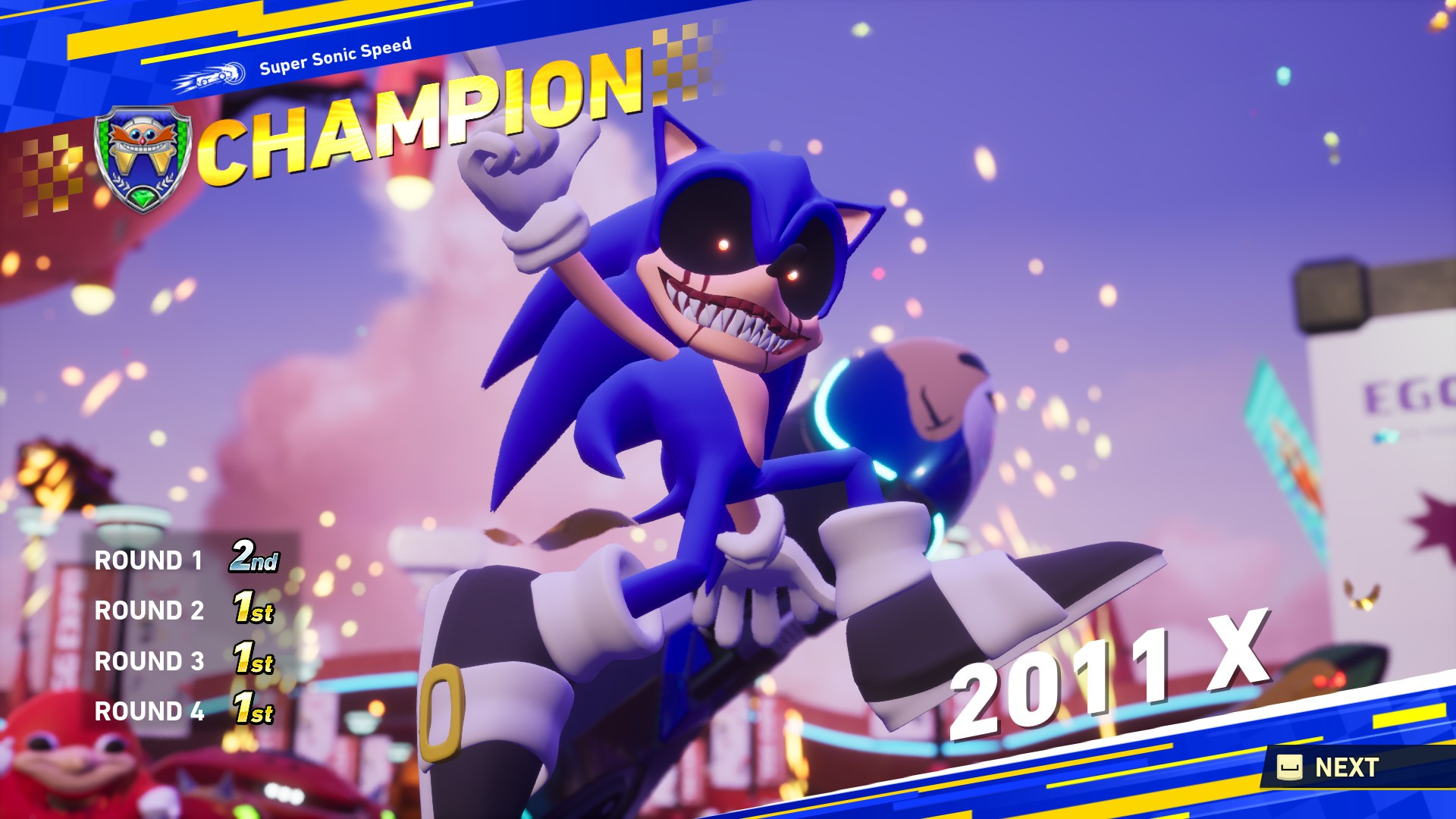 2011 X (Over Sonic and Super Sonic) Mod for Sonic Racing: CrossWorlds ...