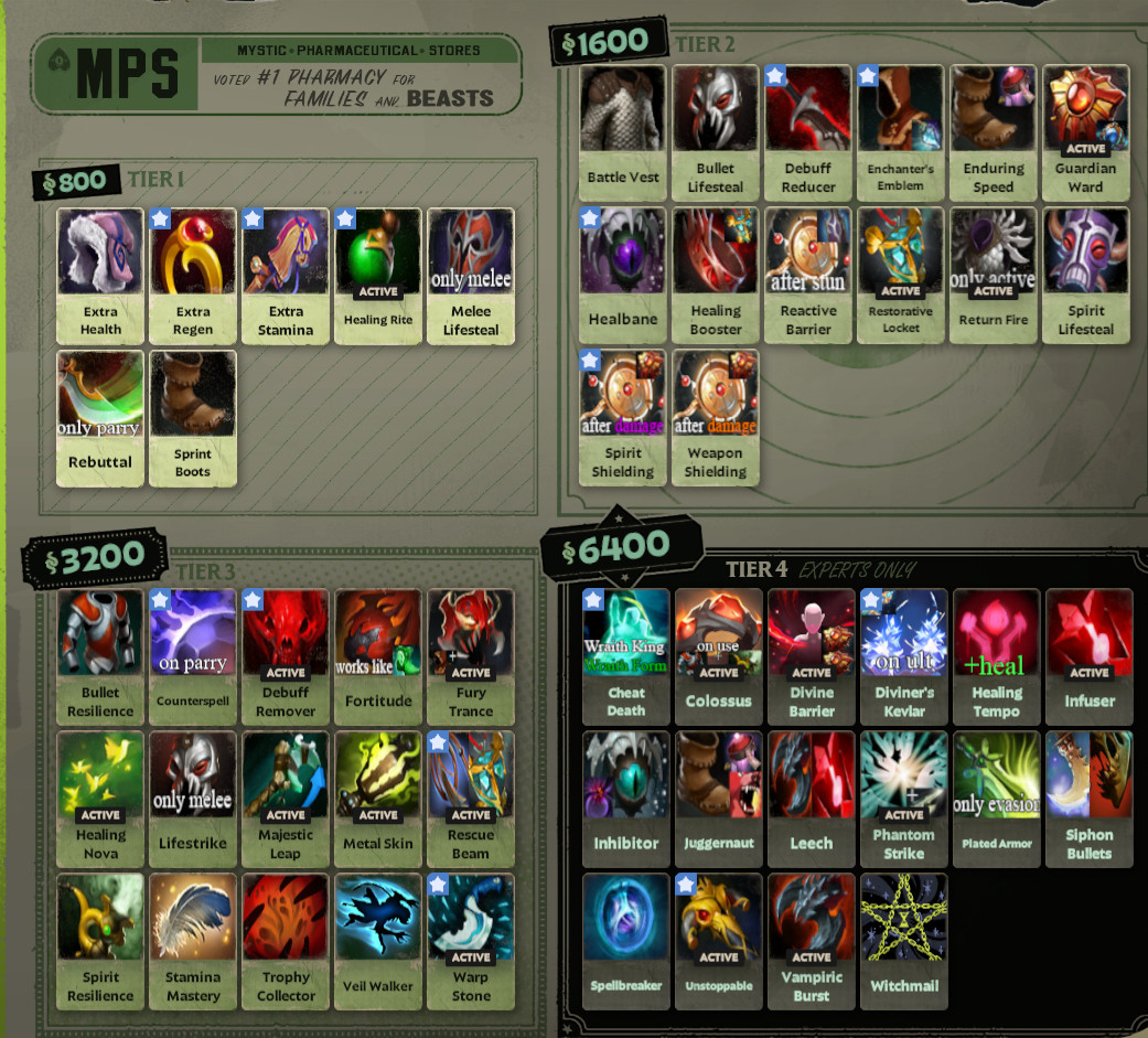 Dota 2-themed item icons screenshot