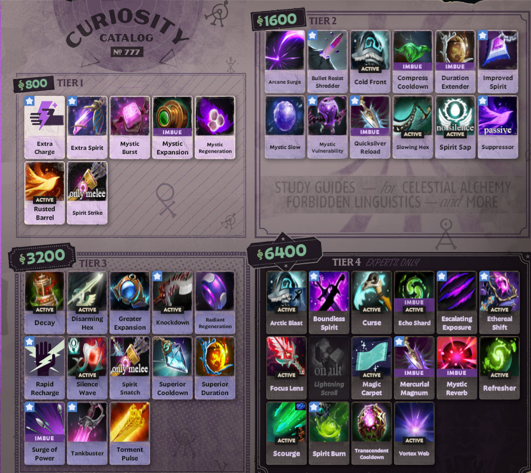 Dota 2-themed item icons screenshot