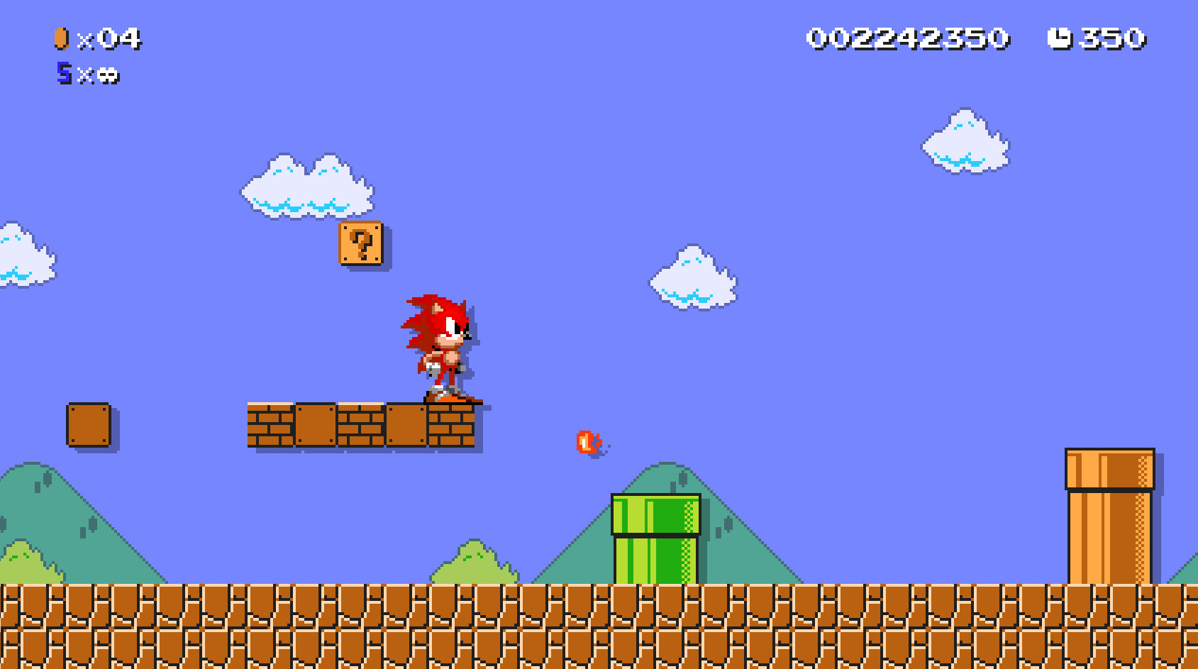 Sonic The Hedgehog! (Updated!) Mod for Super Mario Bros. Remastered ...