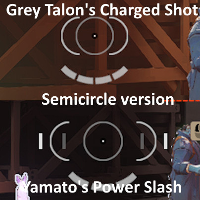 Slim circle crosshair for Yamato and Grey Talon