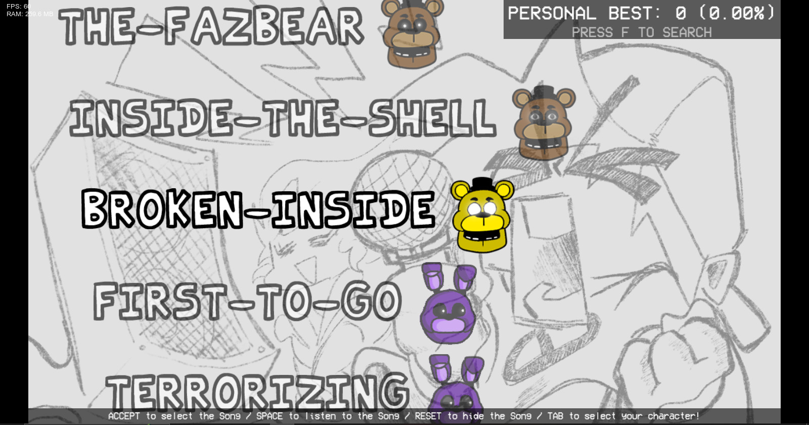 FNF VS FNAF 1 Psych Engine y Online