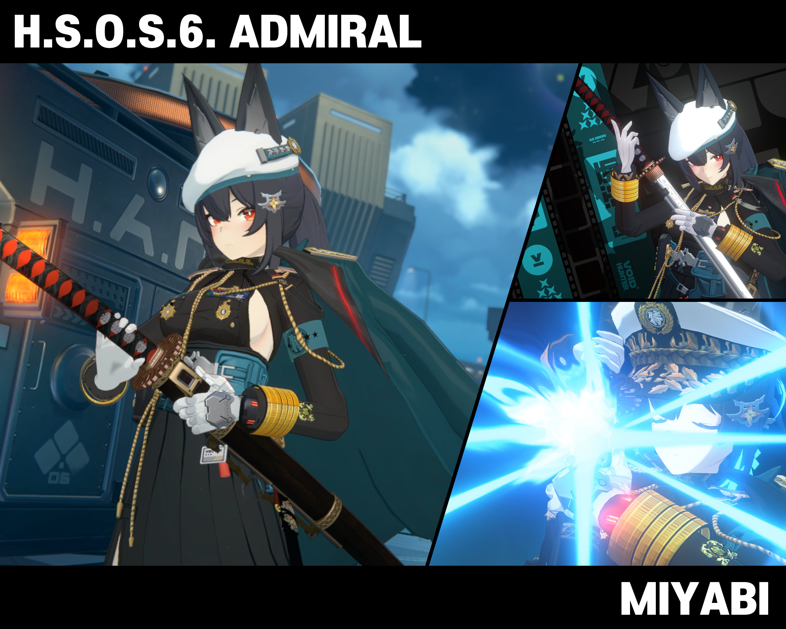 個人装備 Miyavi H.S.O.S.6. Admiral Myabi Mod for Zenless Zone Zero | ZZZ Mods