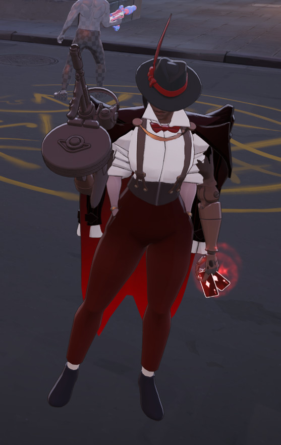 Wraith red recolor with some particles in red