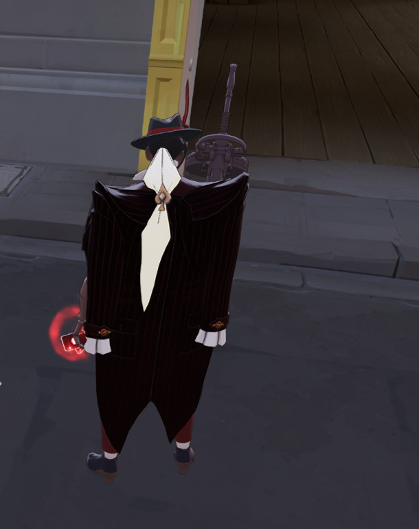 Wraith red recolor with some particles in red screenshot