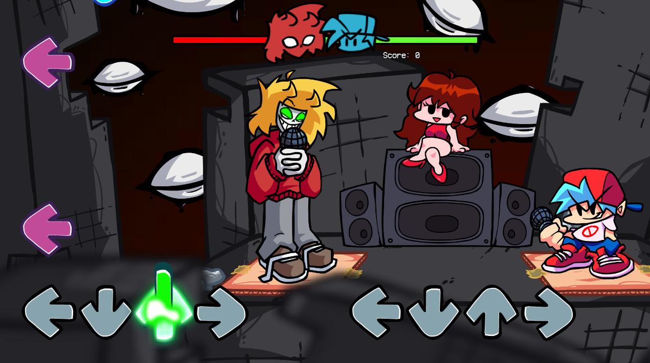 FNF x Red - Departed In Motion Mod for Friday Night Funkin' | FNF Mods