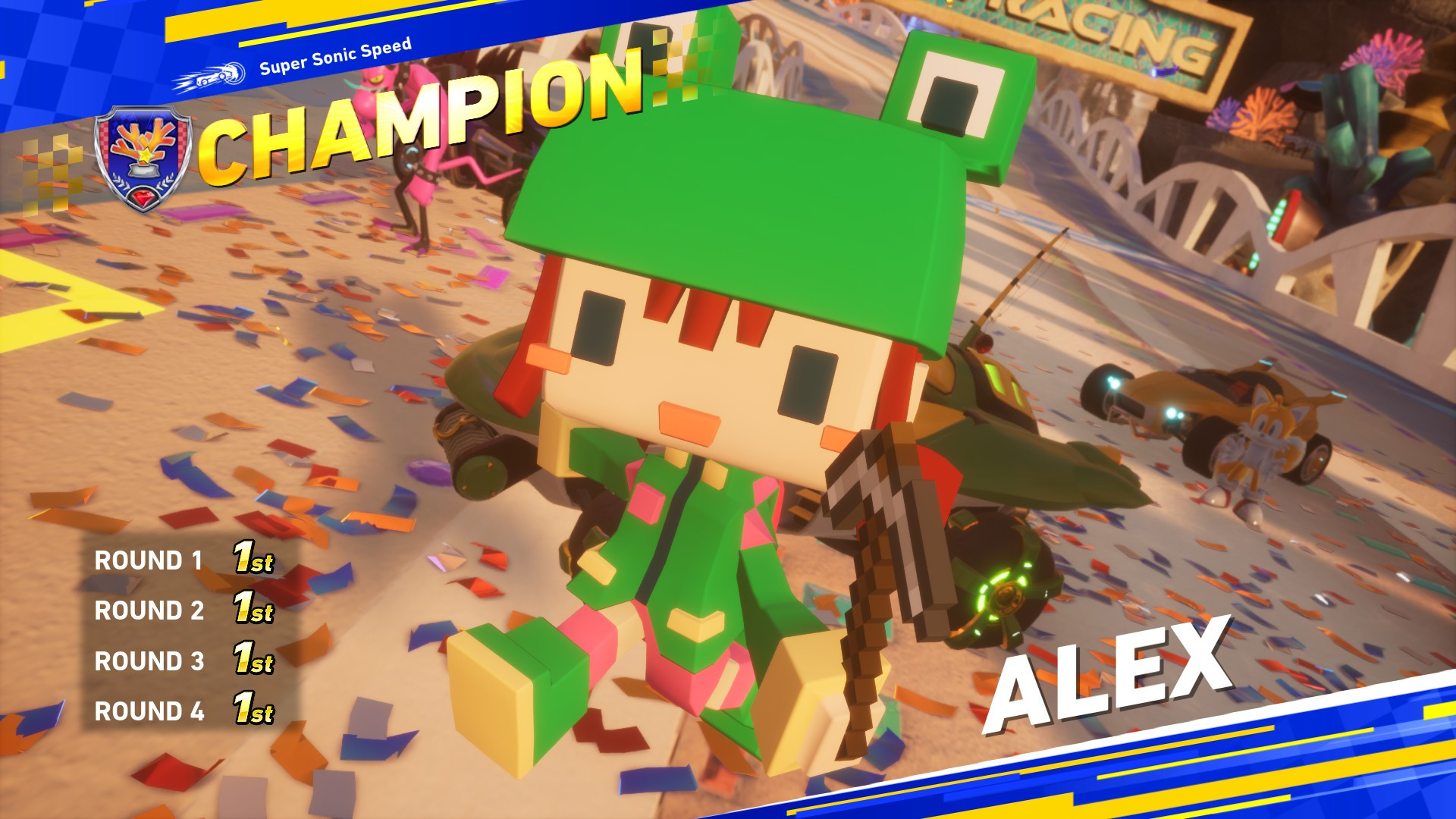 Rana (Minecraft Indev) Mod for Sonic Racing: CrossWorlds | SR:CW Mods