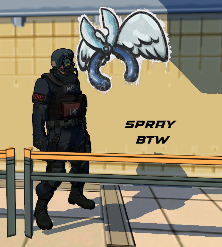 John Van Healen Kask from CSGO/CS2 Mod for Bomb Rush Cyberfunk | BRC Mods