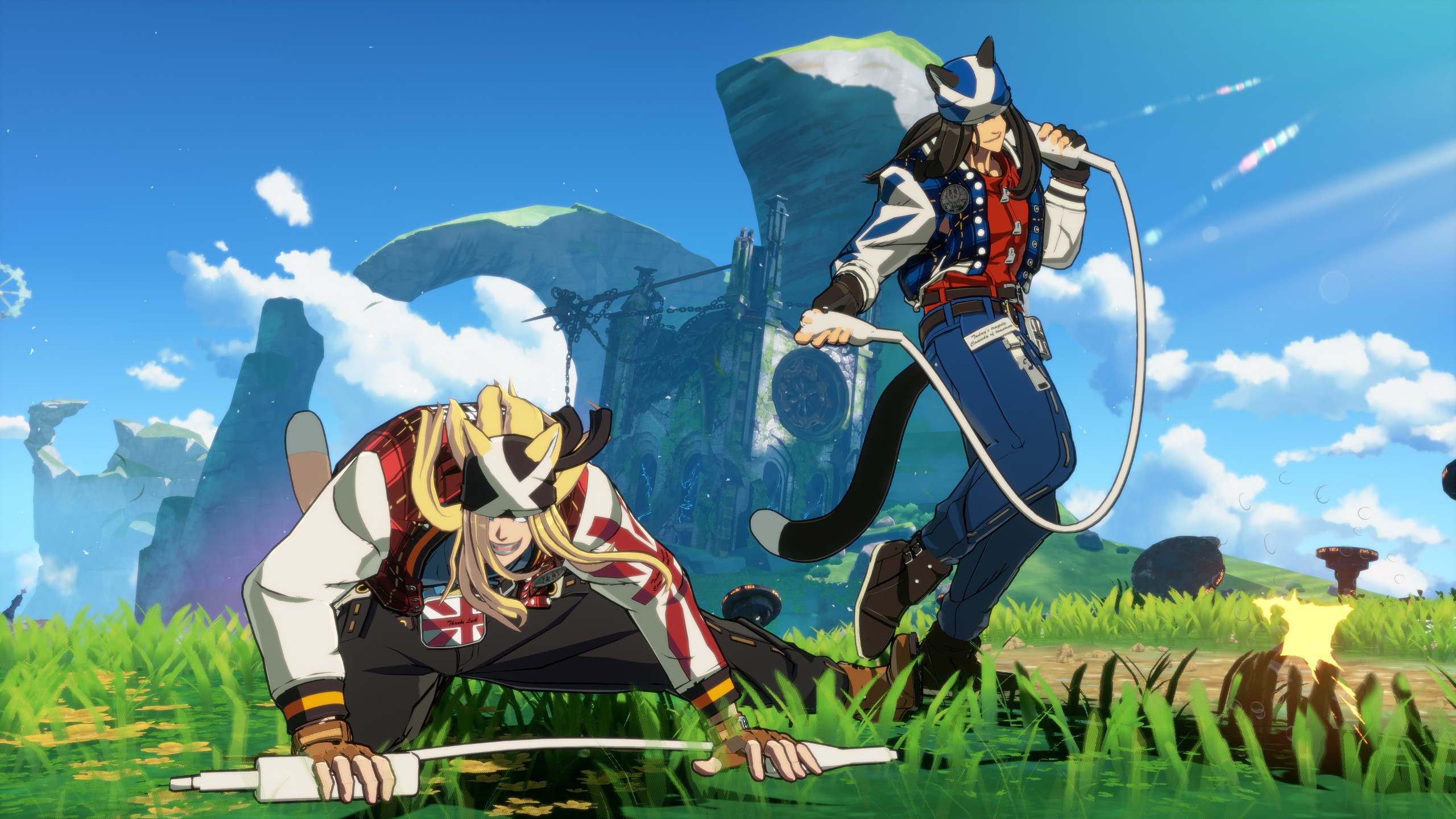 Axl - Cat Tail + Cat Ears & Converse Shoes Mod for GUILTY GEAR -STRIVE ...