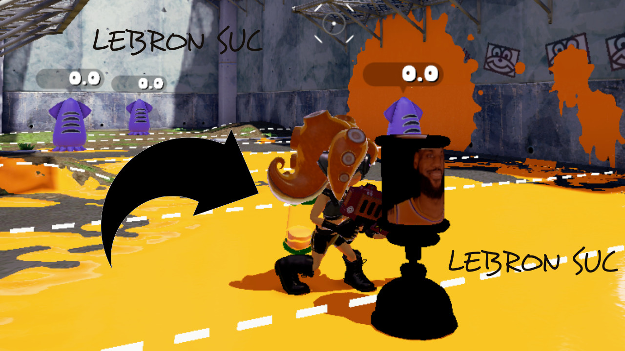 Lebron Suction Bomb Mod Mod for Splatoon | Splatoon Mods