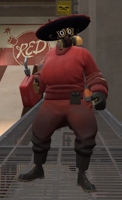 Alaxe's Strapless Female Pyro [Edited] Mod for Team Fortress 2 | TF2 Mods