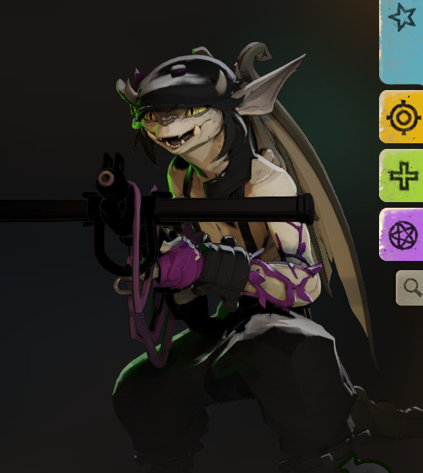 Black and Purple Ivy