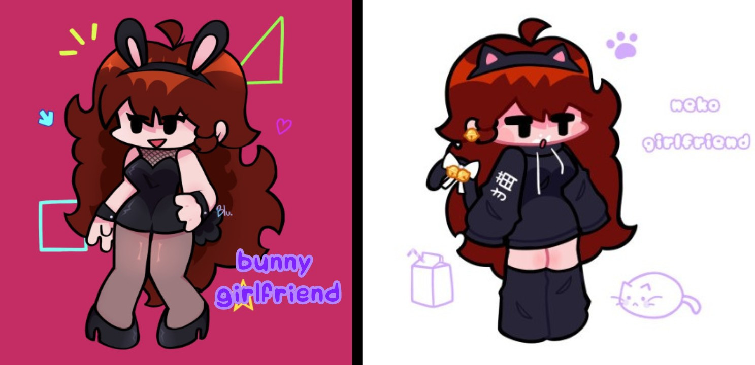 Neko/Bunny Girlfriend Reskin [V-Slice/Mobile]