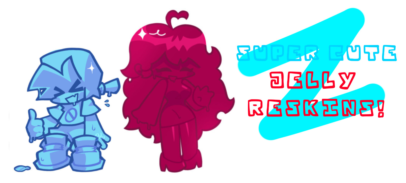 Cute Jelly BF And GF Reskins! [V-Slice/Mobile]