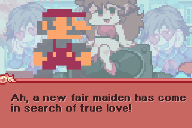 Mario over Senpai (Skin)