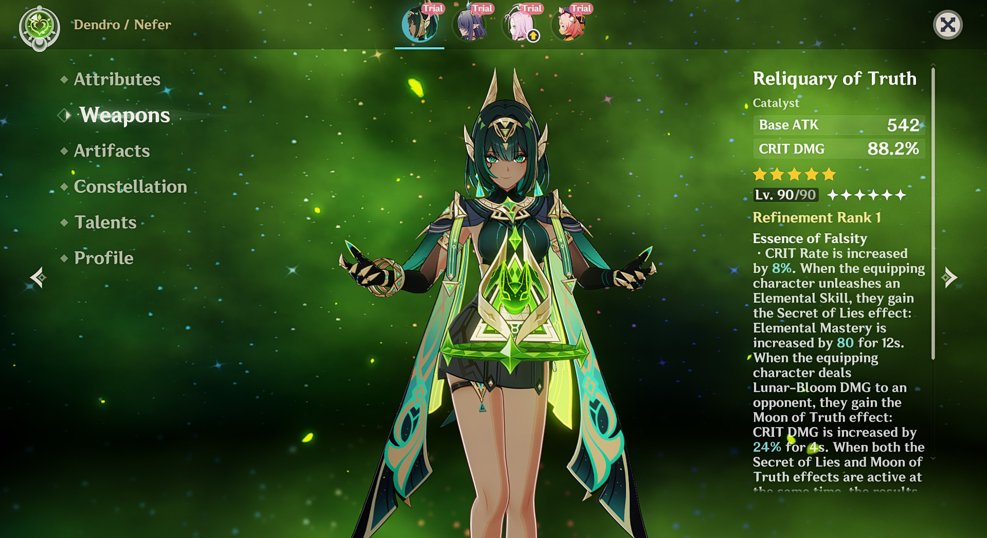 Verdant Lady of the Khepresh Mod for Genshin Impact | GI Mods