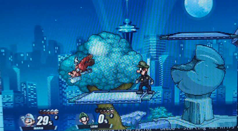 Blue city battlefield(1.4.0.1) Mod for Super Smash Flash 2 | SSF2 Mods