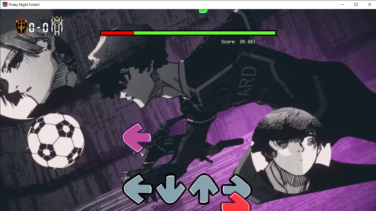 MEGAR RAPS COLLECTION BLUE LOCK Mod for Friday Night Funkin' | FNF Mods