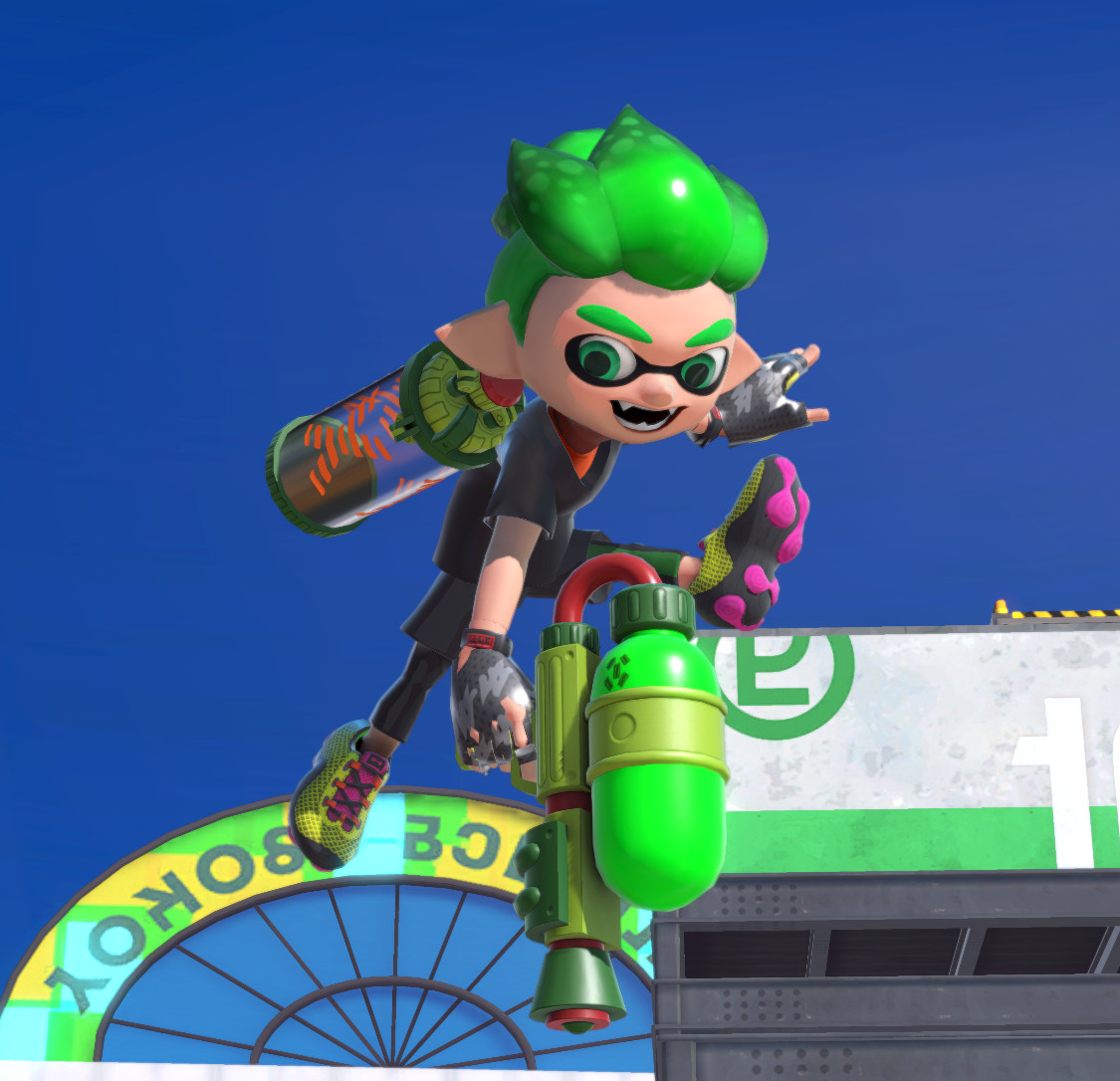 Green Inkling Boy from Splatoon 2! X MarioOMGMario Mod for Super Smash ...