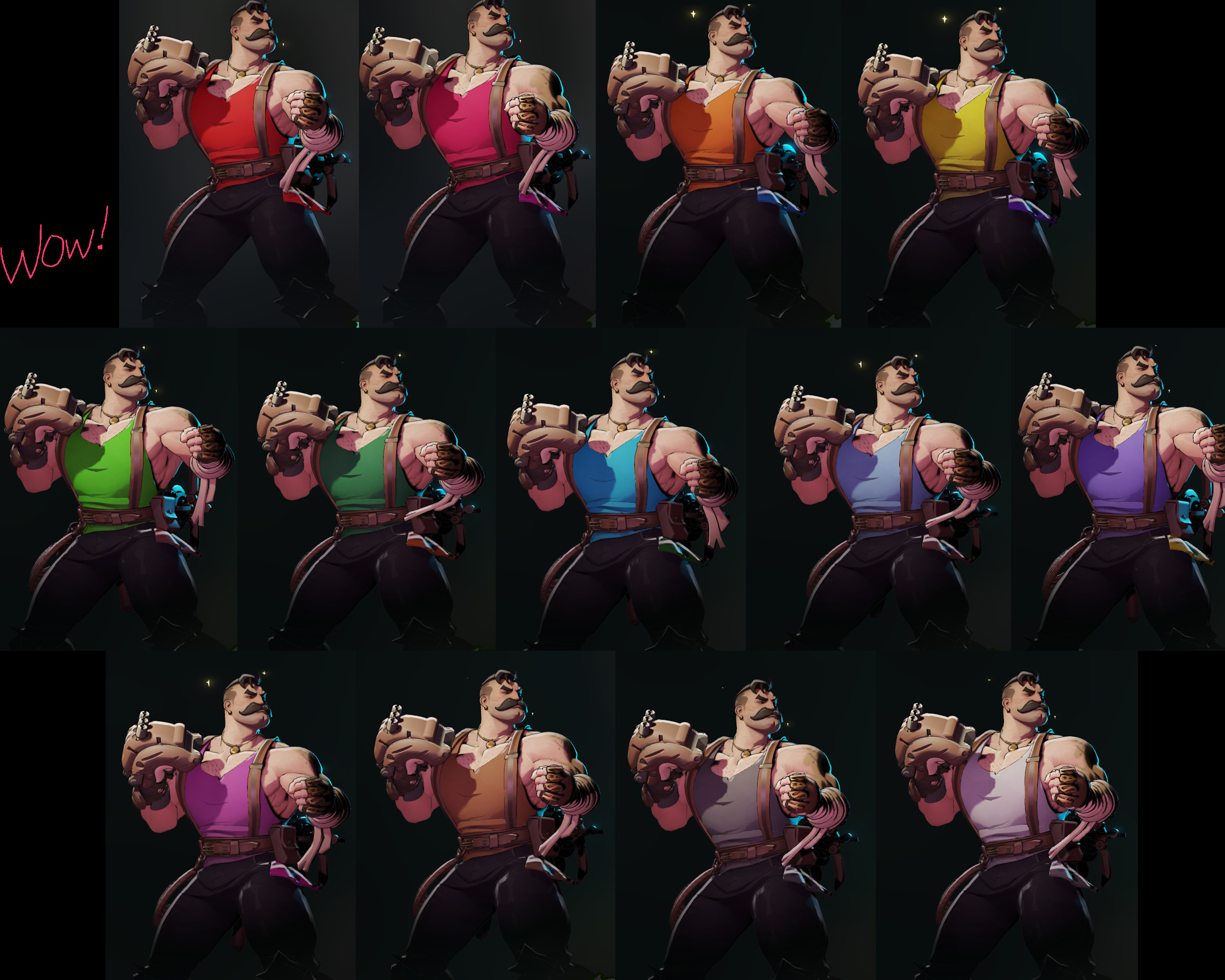 13 Lash Alternate Colors - Rainbow Heroes Pack