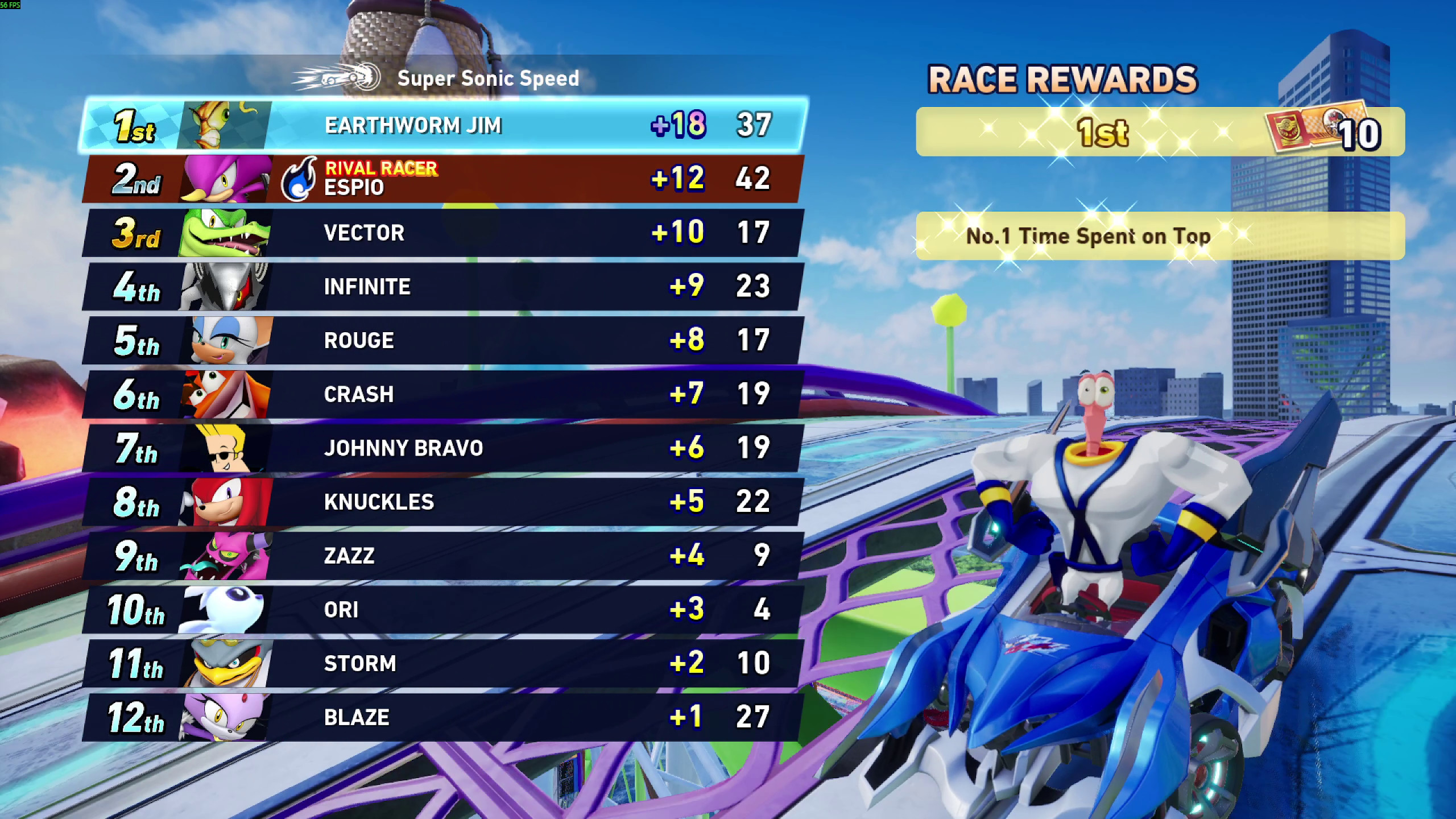 Earthworm Jim Mod for Sonic Racing: CrossWorlds | SR:CW Mods