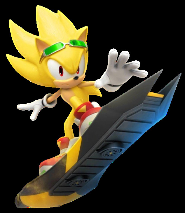 Sonic Rider Ocred Sonic Riders Super Sonic