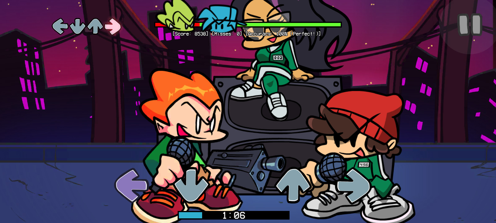 Squid Game Skins [V-Slice/Mobile] Mod for Friday Night Funkin' | FNF Mods