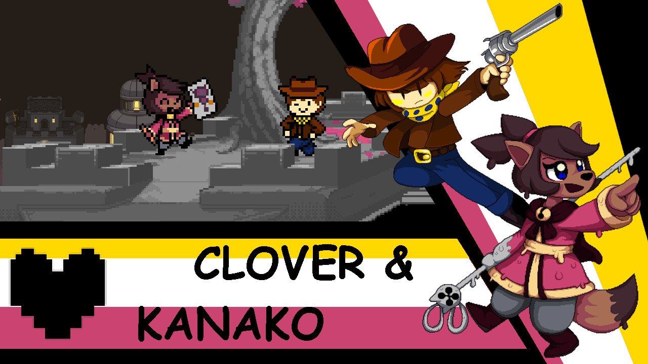 Clover & Kanako Double-Pack (UNDERTALE Yellow) Mod for Super Smash Bros ...