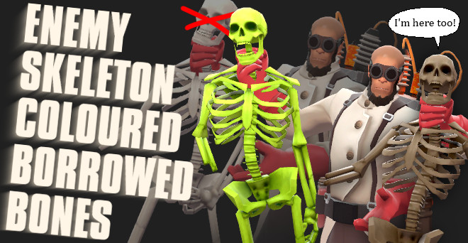 Enemy Skeleton Coloured Borrowed Bones