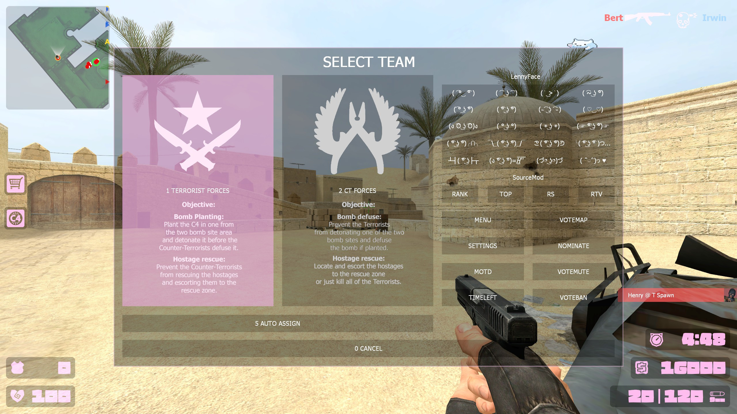 Gasai GUI Mod for Counter-Strike: Source | CS:S Mods