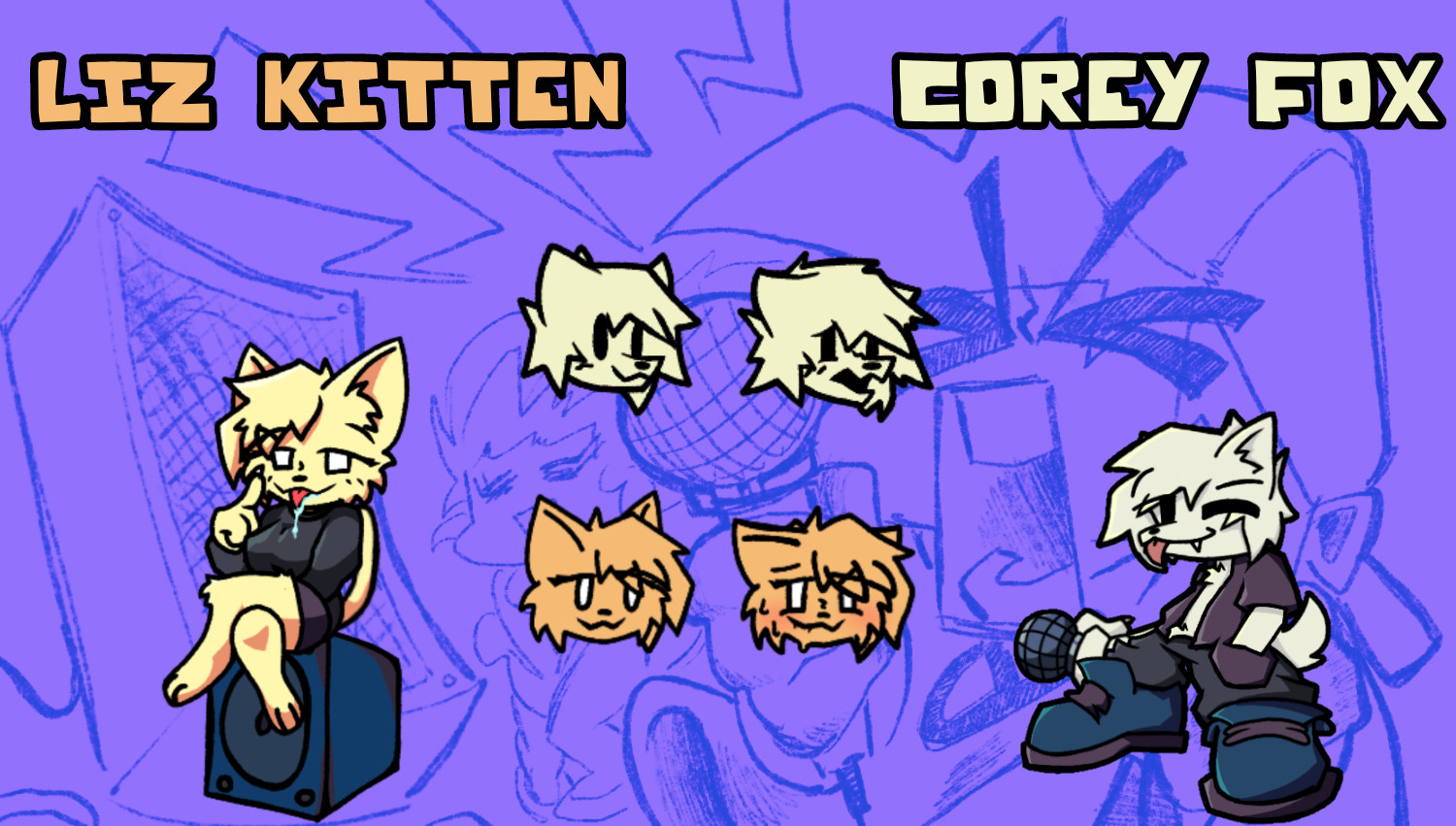 Liz Kitten and Corey Fox over GF and BF (skin)