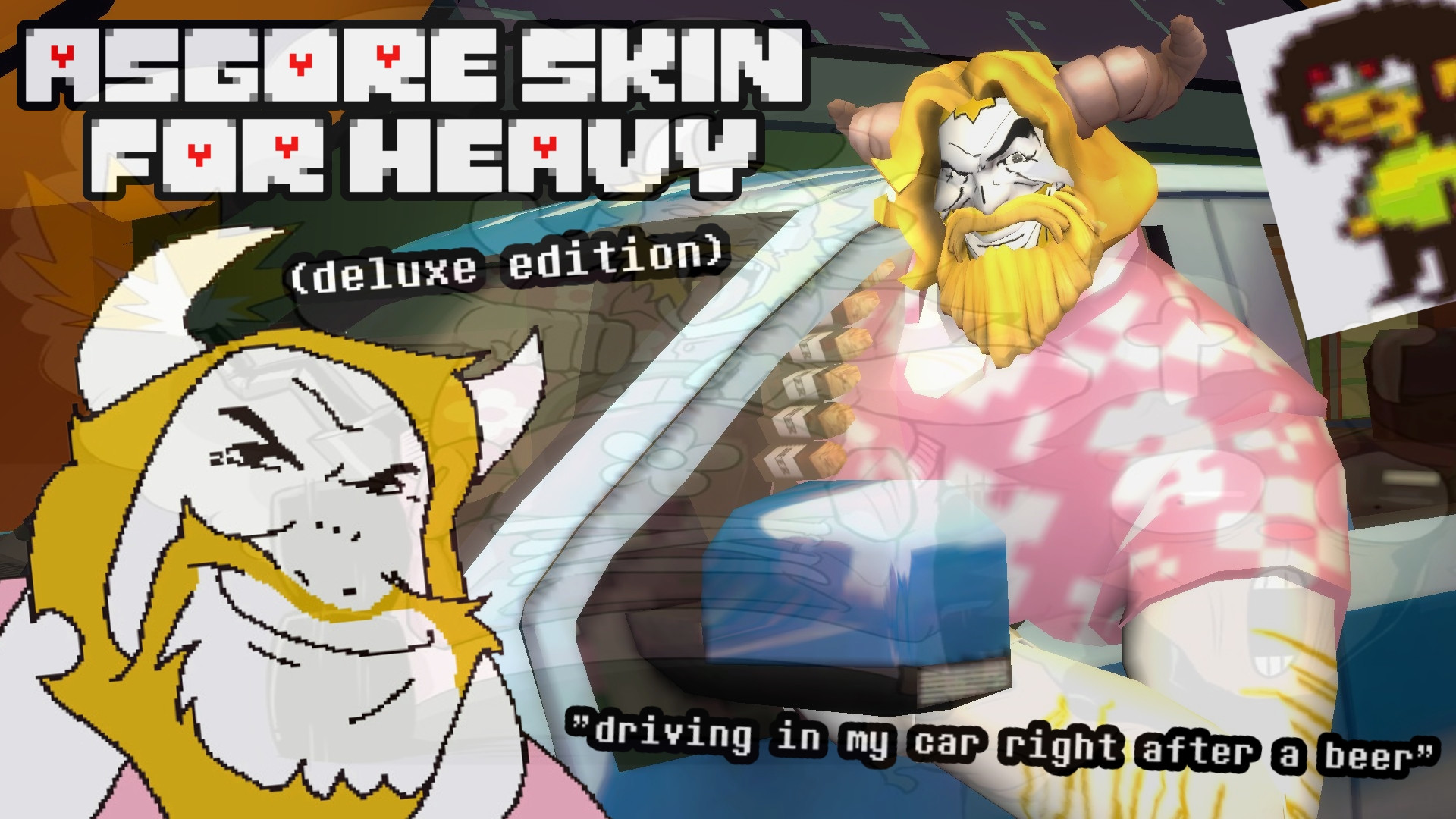 Asgore Skin for Heavy (deluxe edition)