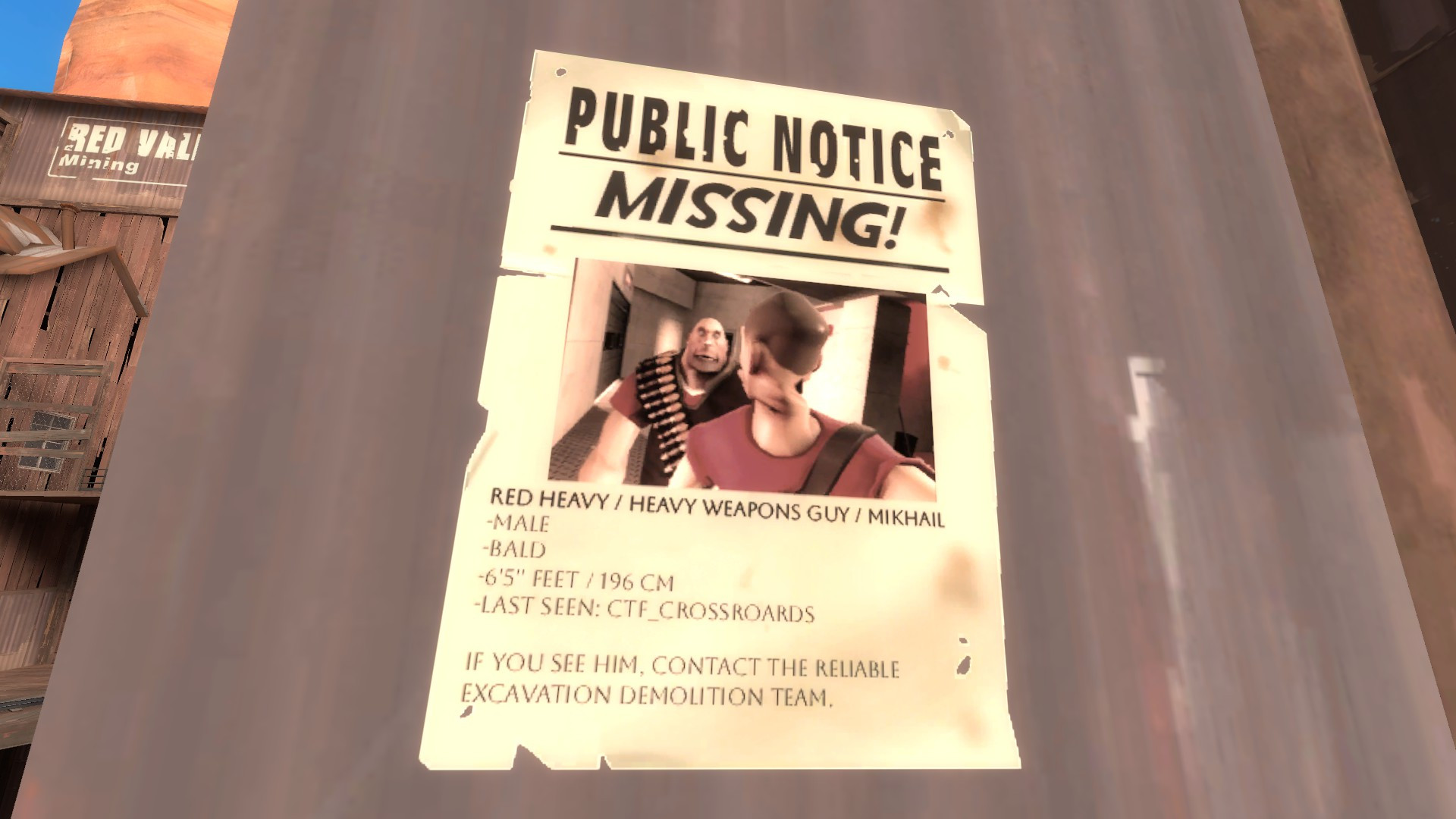 Red Heavy Missing Poster