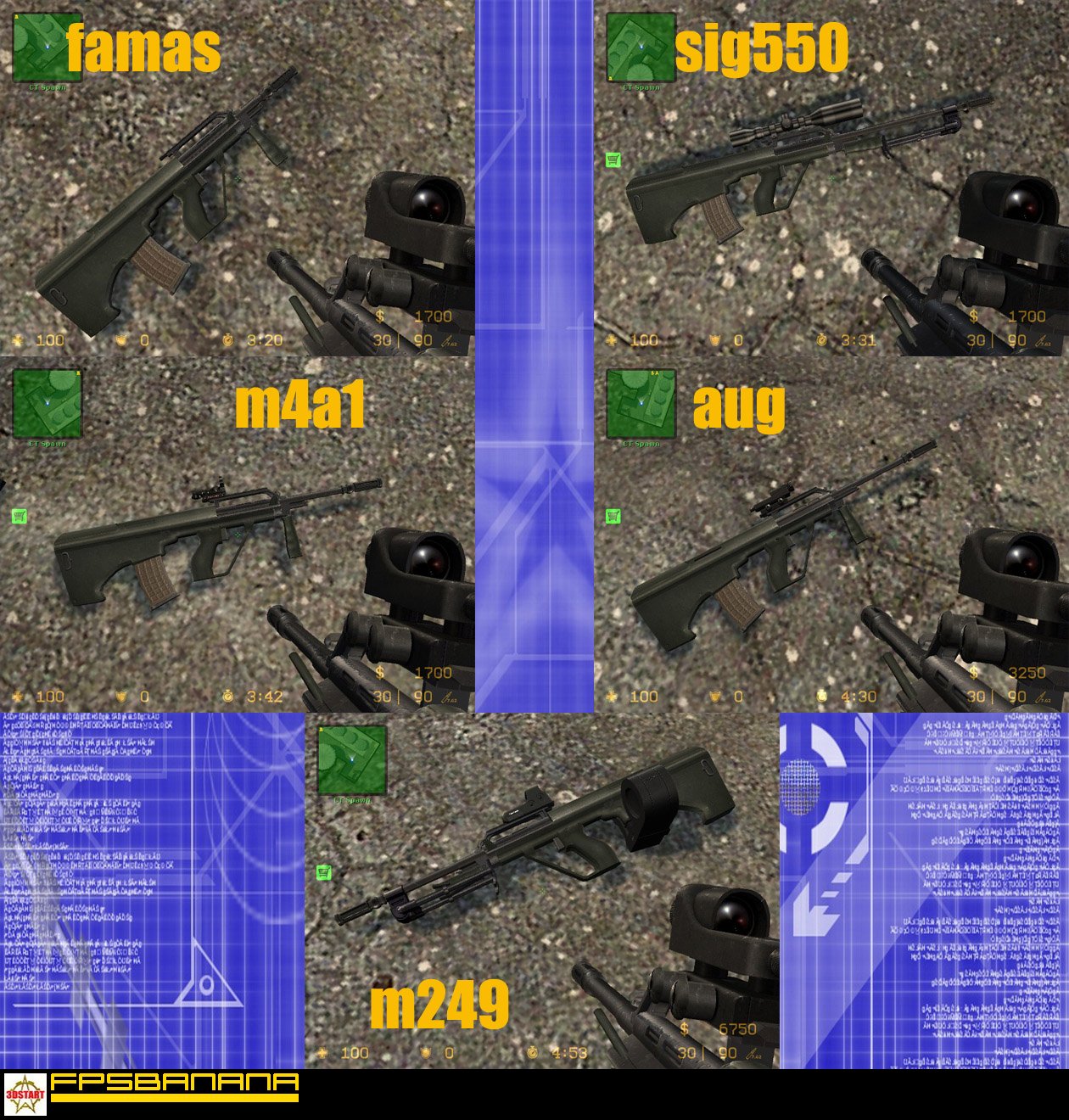 Steyr AUG Weapon Pack [Counter-Strike: Source] [Mods]