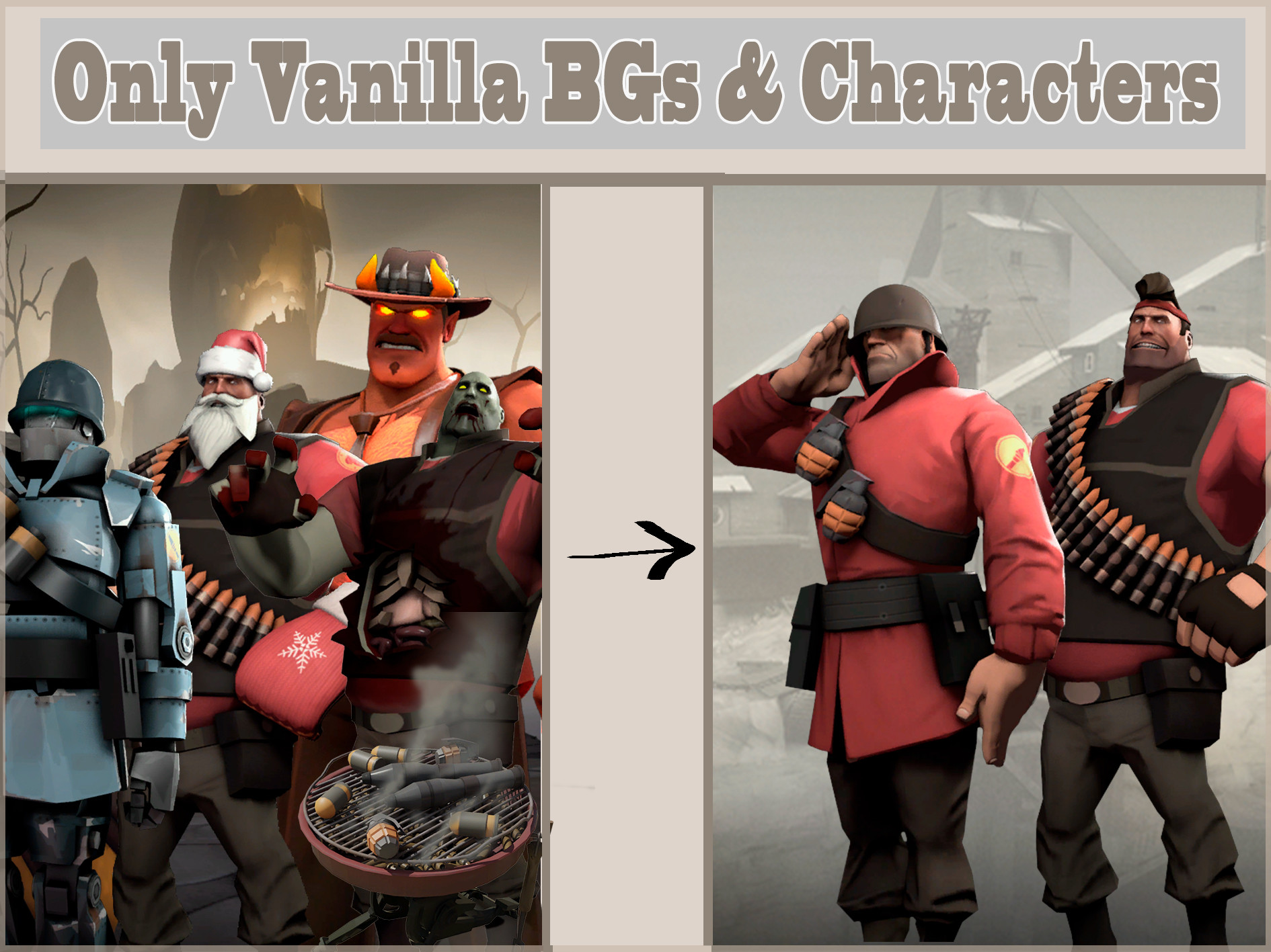 Vanilla BGs & Characters Only