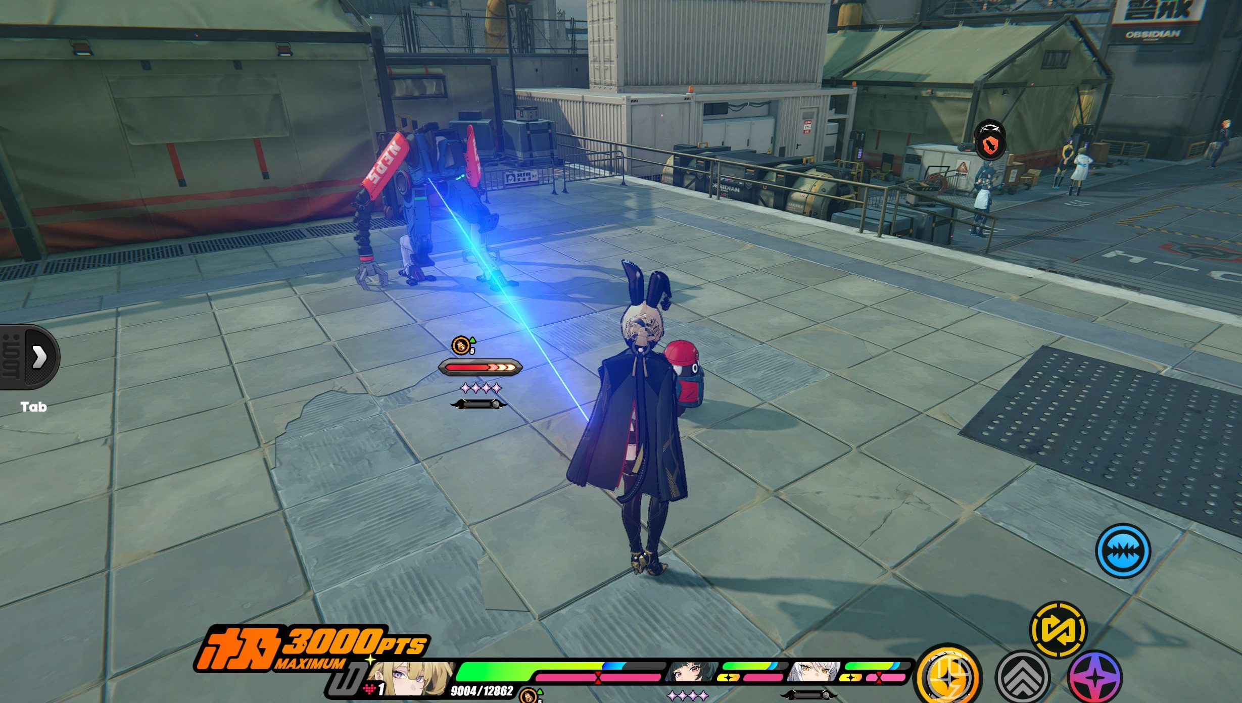 More visible wire for Evelyn Mod for Zenless Zone Zero ZZZ Mods
