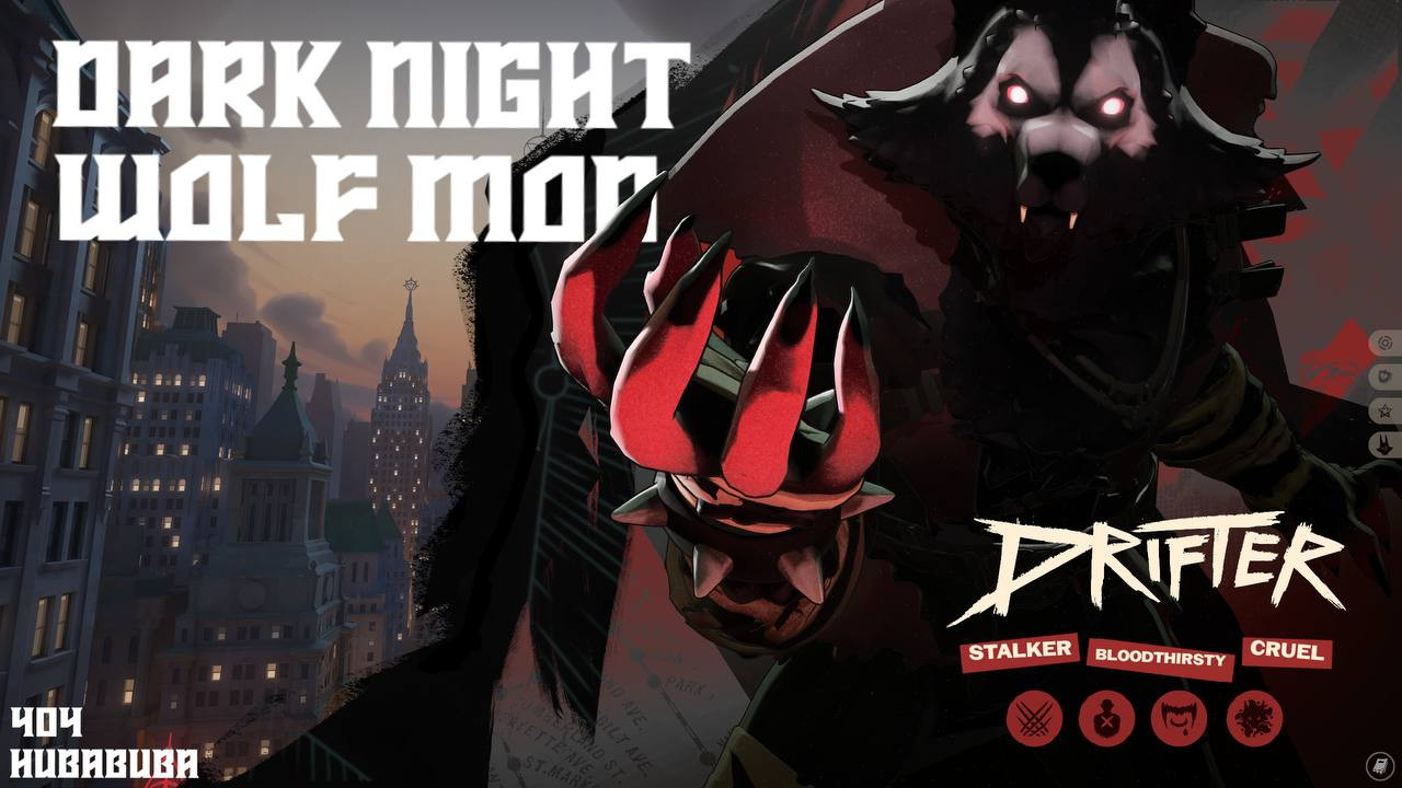 Dark Night Wolf Drifter Skin mod