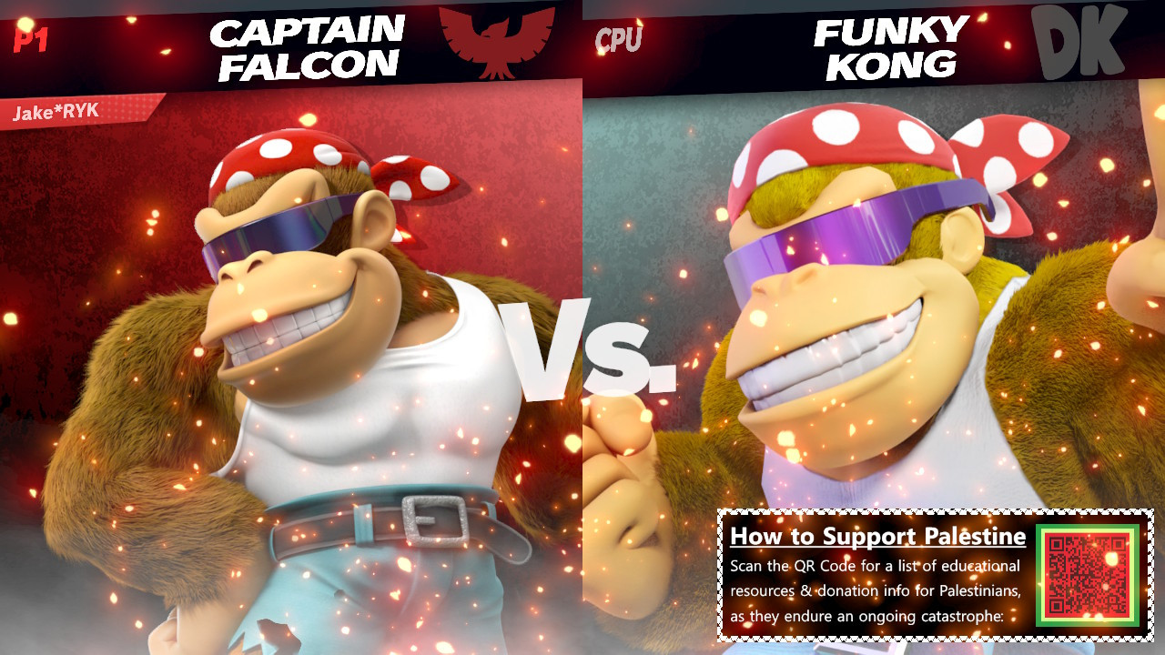 Funky Kong (over Captain Falcon) Mod for Super Smash Bros. Ultimate ...