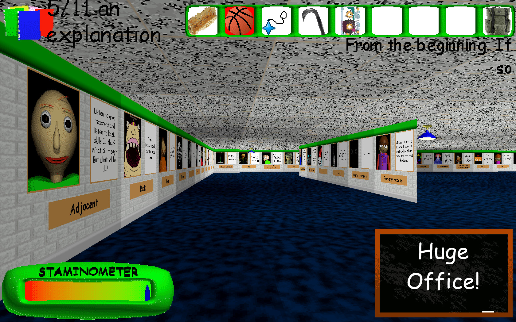 (0.13.X) Classic Map Advanced Revival Mod for Baldi's Basics | Baldi Mods