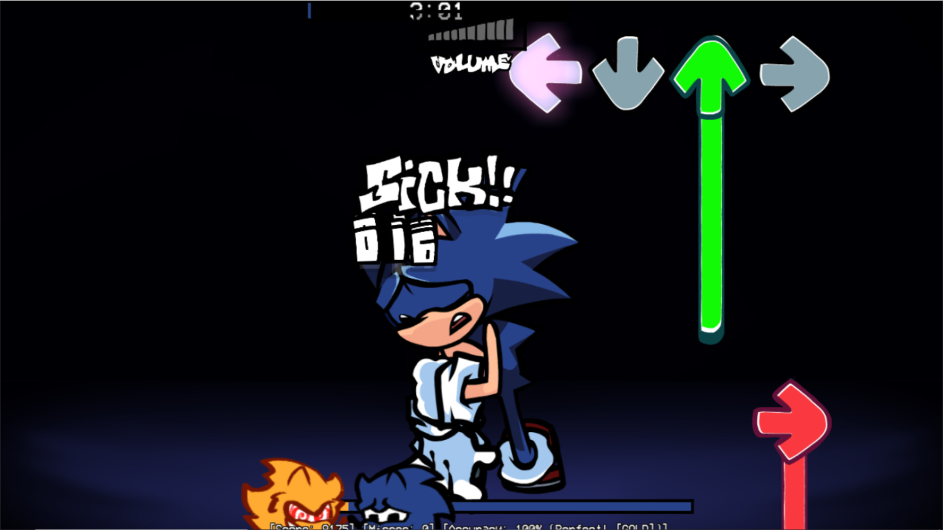 Chaos Nightmare in V-Slice Mod for Friday Night Funkin' | FNF Mods