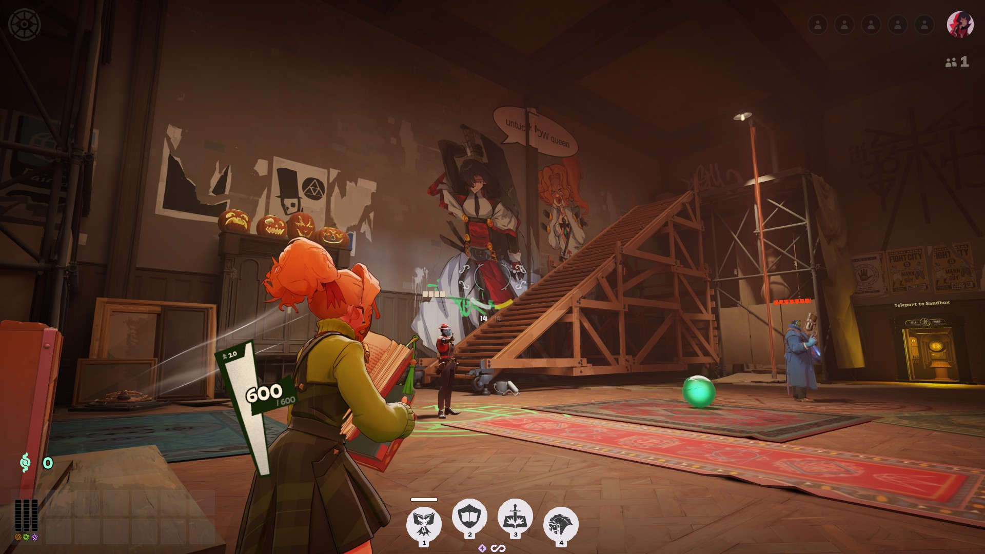 Holy Order Mina grafitti screenshot