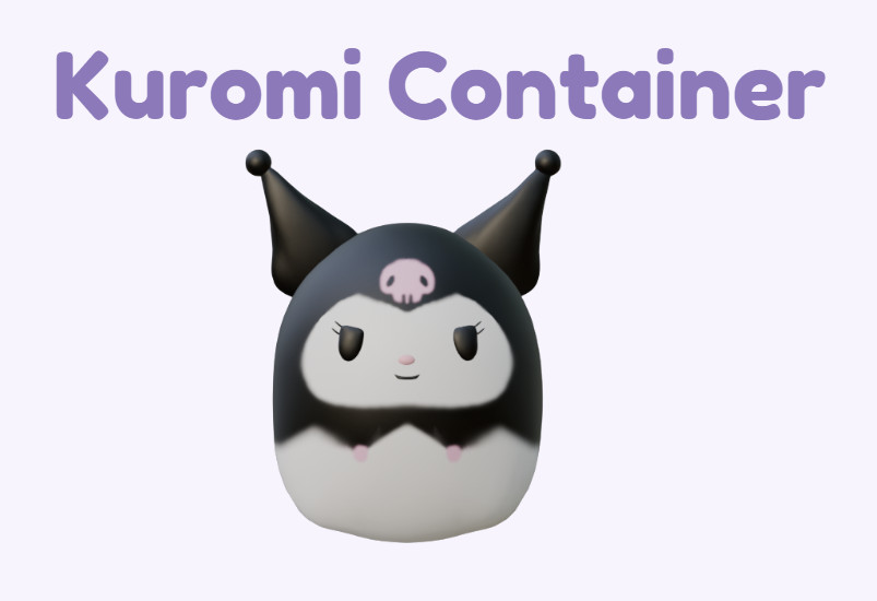Kuromi Squishmallow Soul Container